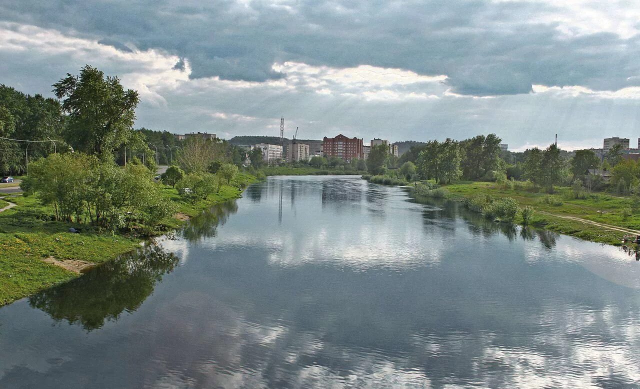 Фото: река Тагил. Фотолюбитель Сергей Политыкин. Панорама. Фотосайт Расфокус.ру
