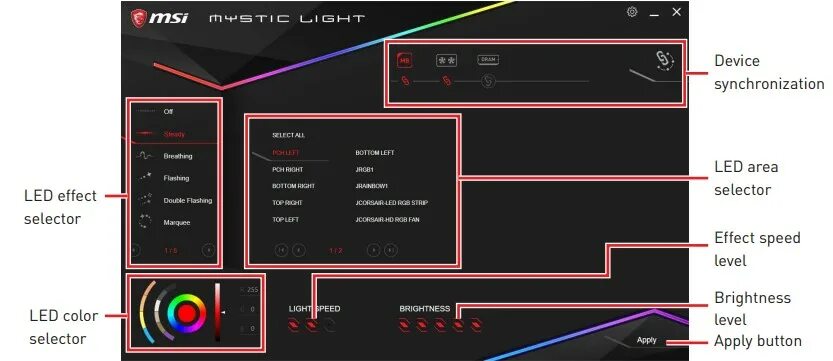 Утилита msi подсветка. Msi led control. msi rgb control. msi mystic light подключение. msi mystic light интерфейс.