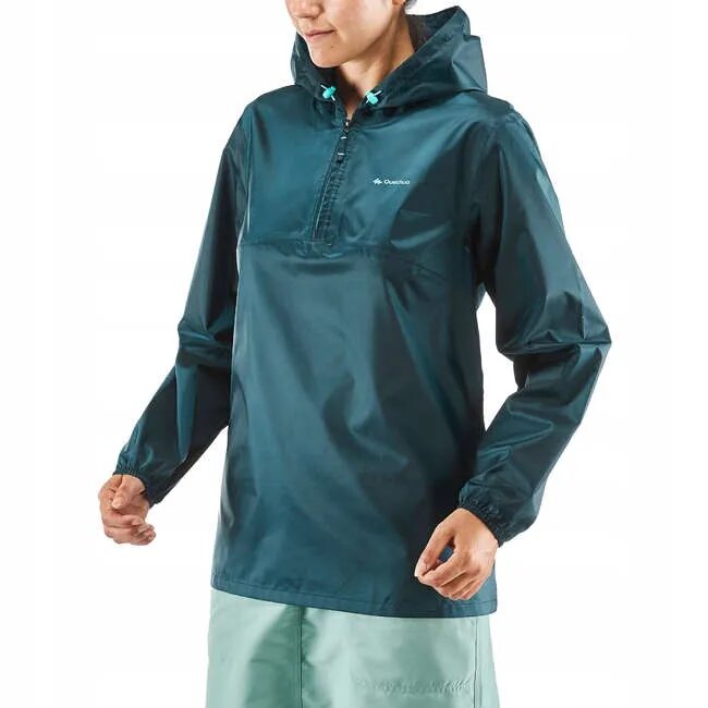 Лучший дождевик. Женский дождевик nh100 raincut demi zip quechua. мужская куртка-дождевик rain-cut quechua. дождевик quechua декатлон. дождевик декатлон женский quechua.