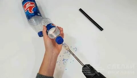 Пластиковая бутылка отверстия