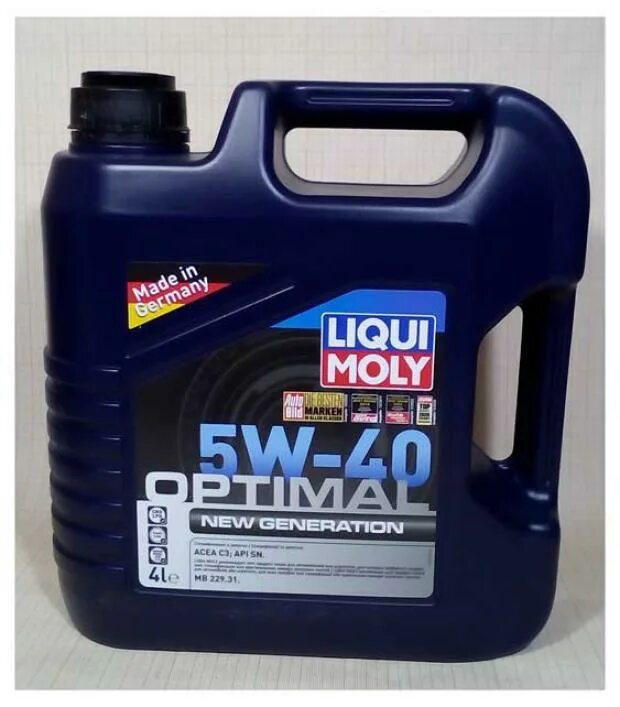 Моторное масло liqui moly optimal