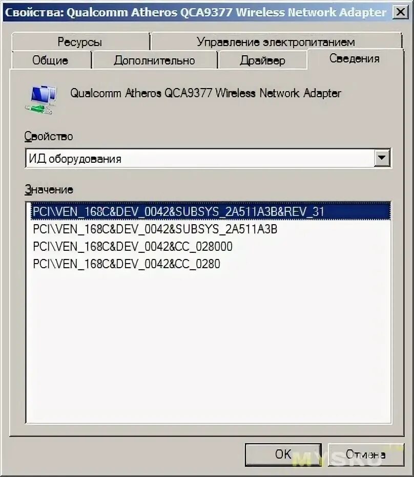 Pci ven 168c dev