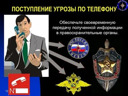Угроза по телефону действия
