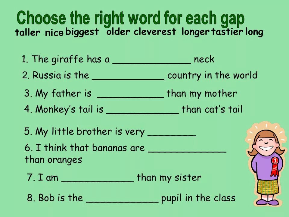 Choose the word that best complete. Comparison of adjectives задания. Comparative adjectives задания. Comparisons упражнения. Degrees of Comparison задания.