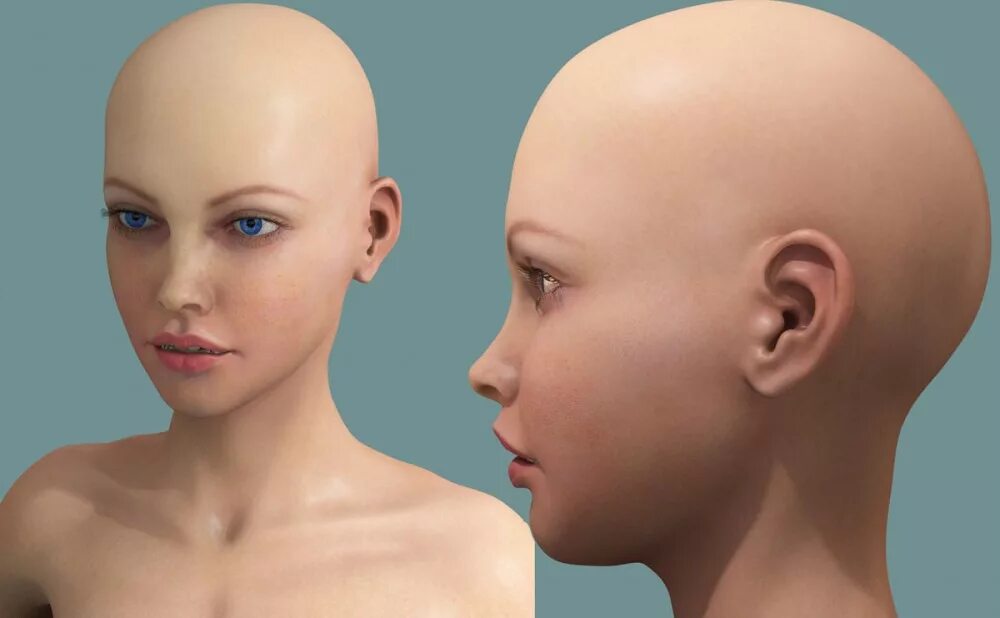 Realistic 3d models. Женская голова со всех сторон. 3д голова девушки. Женская голова сверху. Голова аниме девушки в 3д.
