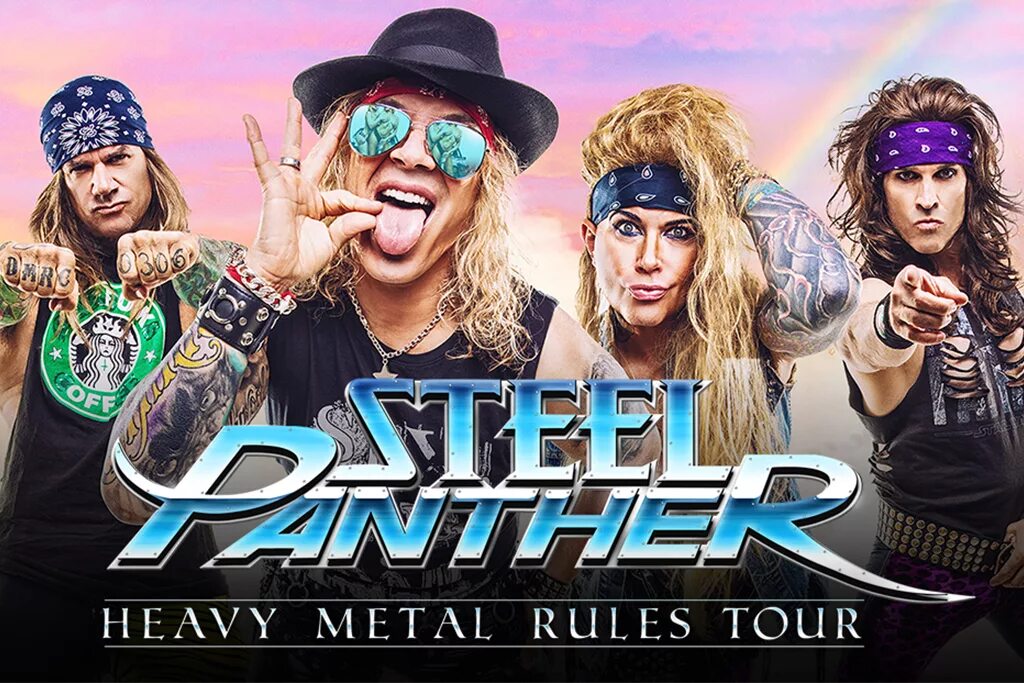 Муз тур. Steel Panther - Heavy Metal Rules. Steel Panther - Heavy Metal Rules 2019. Steel Panther CD. Steel Panther плакат.