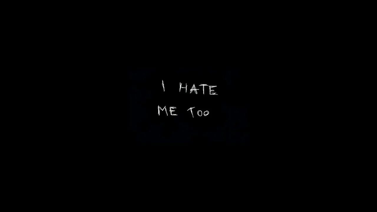 Me myself i slowed. Надпись i hate you. I hate myself обои. I hate you обои. Hate Эстетика.