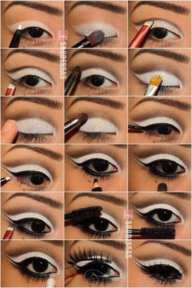 Bold Eye looks Colorful Eyeshadow Looks Blue Purple Green Orange Brown Pink Eyes