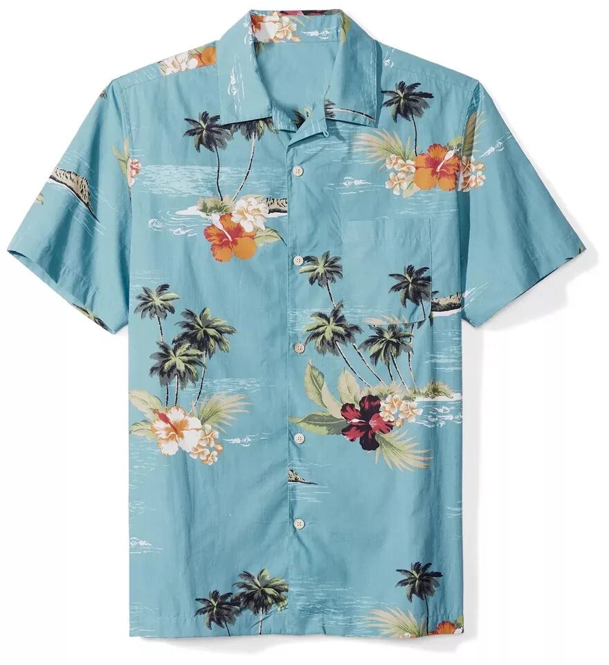 Гавайская рубашка вб. Рубашка АЛОХА. Гавайская рубашка HM. Рубашка Hawaii (цвет Vendetta). Гавайская рубашка женская.