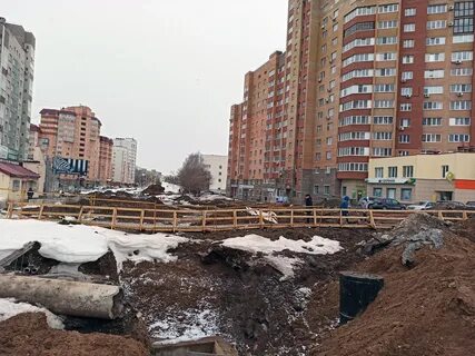 На протяжении километра