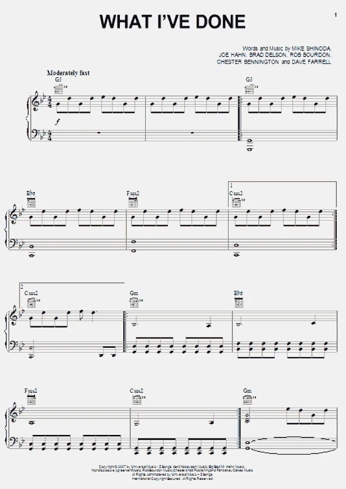 Линкин парк what i've done табы. Линкин парк ноты. Linkin park what i've done ноты. What i've done текст. Текст песни what i ve done.