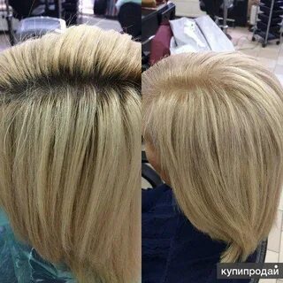 окрашивание корней волос цена