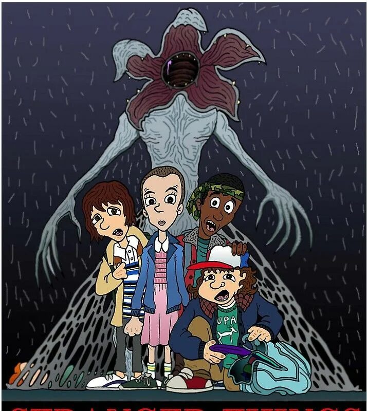 Some strange things. Stranger things герои.
