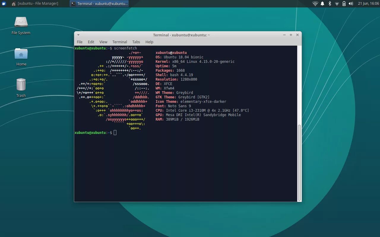 Xubuntu 18.04. Xfce терминал. xubuntu xfce. linux xubuntu. xfce terminal themes.