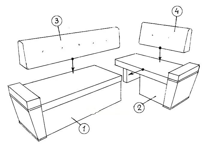 Ik zoek een stappenplan voor het maken van een steigerhouten hoekbank? Pallet tu
