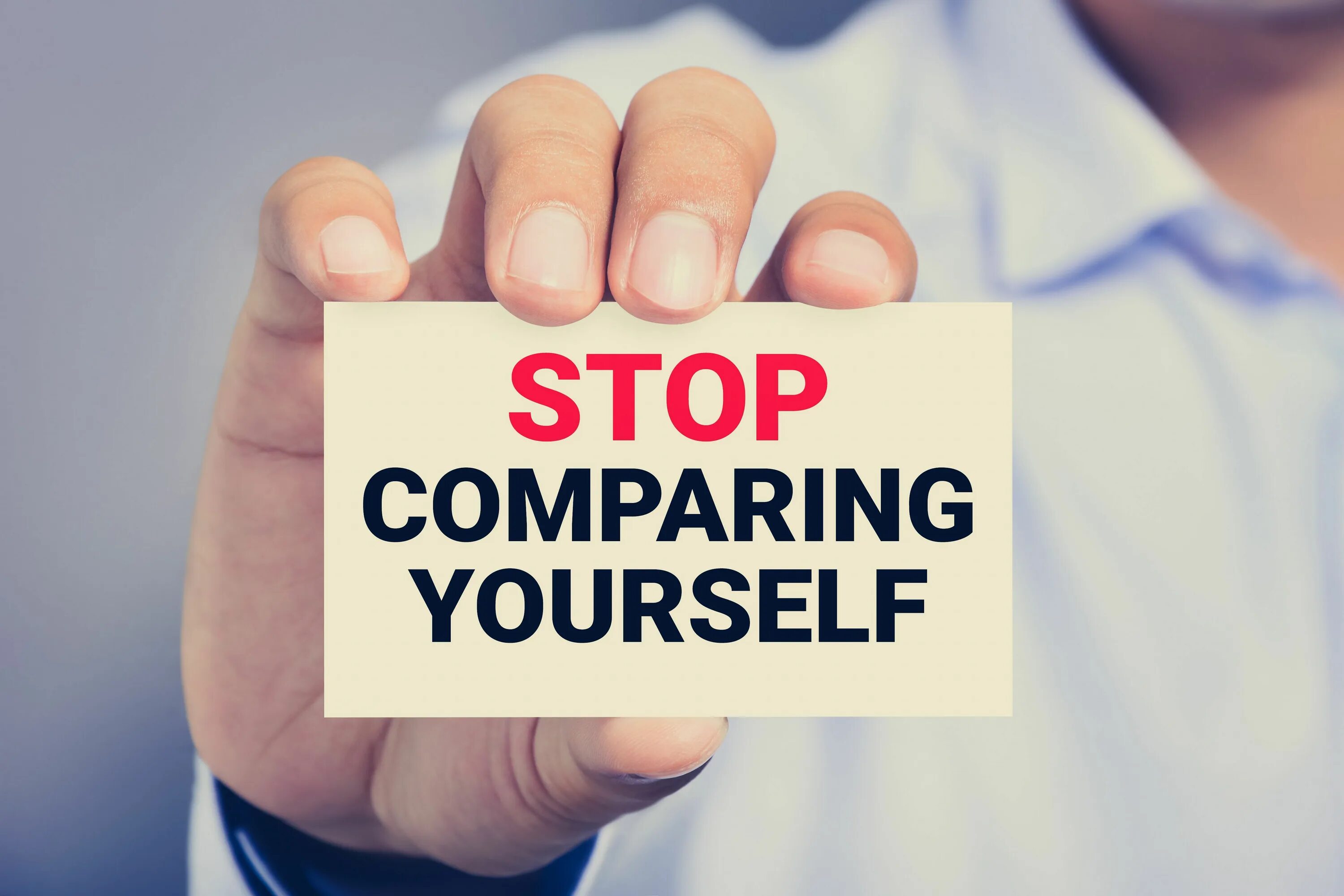 Compare yourself. Comparing yourself. Stop Comparison. Do not compare yourself to others.