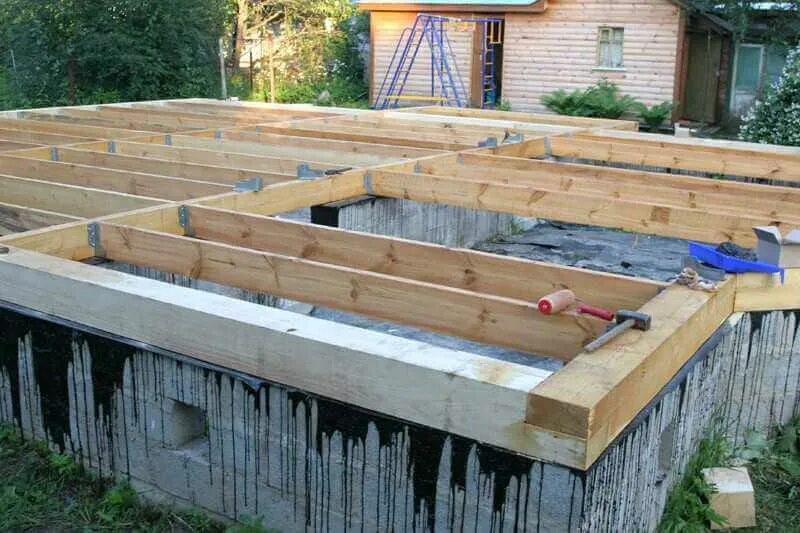 Обвязка каркасного пола. Обвязка каркасного пола. Обвязка каркасного пола. Лаги пола на ленточном фундаменте. Обвязка каркасного пола.