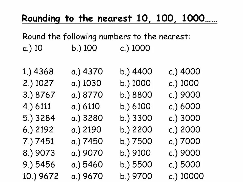 Round to nearest. Rounding to the nearest 10,100,1000. Rounding to the nearest 100. Rounding to the nearest 10. Near nearer the nearest таблица.