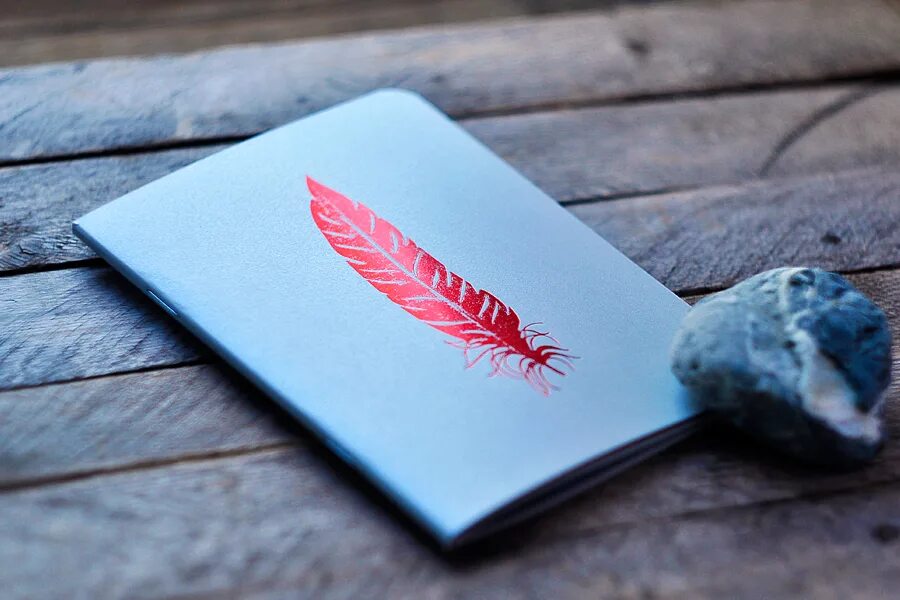 Перо для письма. Тетради перышко. Лам. Тетрадь с цветными страницами. Маленькая тетрадь.