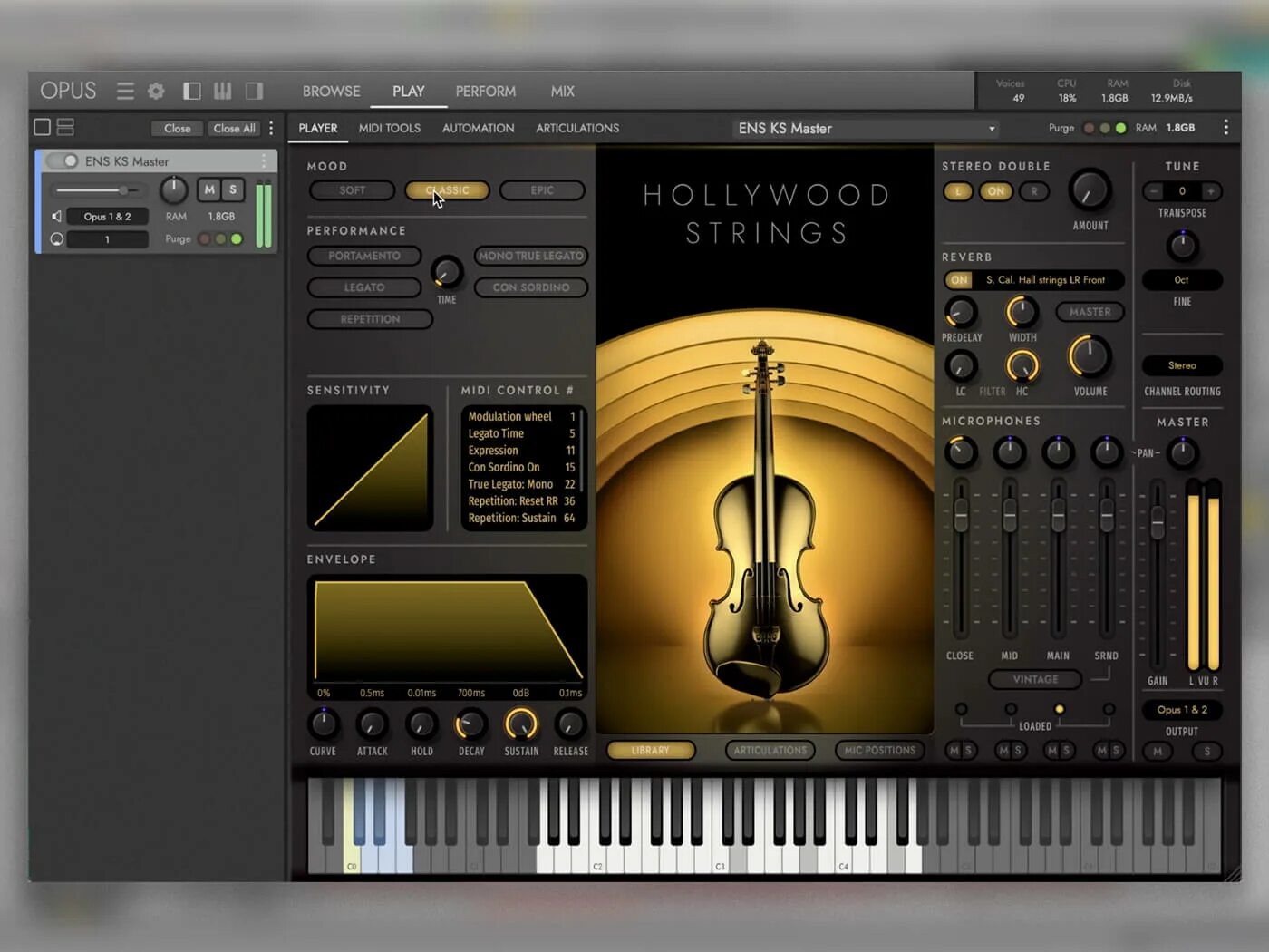 Symphony orchestra vst. East west symphonic orchestra.