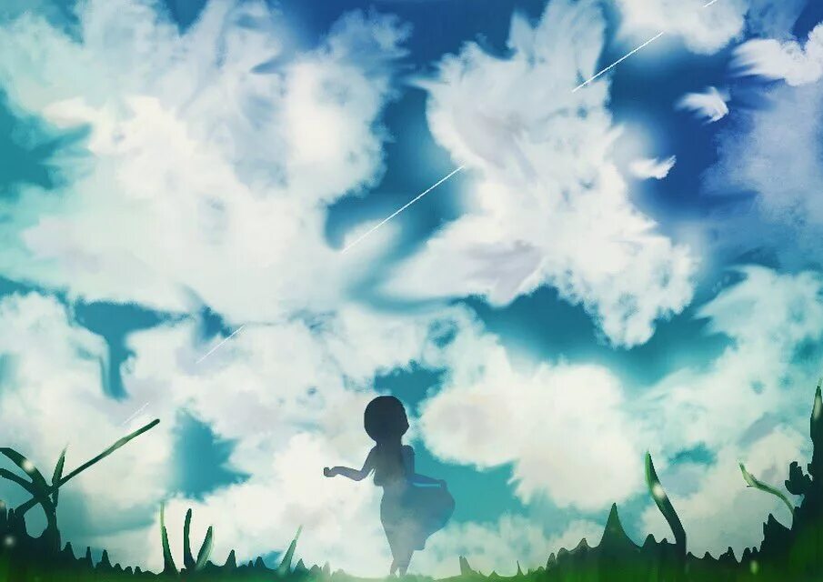 Музыка посмотри облака. Человек наблюдает за облаками. Небо рисунок. Облако для детей.