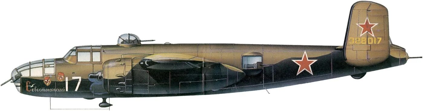 25 вид. Б-25 Митчелл в СССР. B-25 J РККА. B-25 Mitchell Севастопольский. B-25 В ВВС РККА.