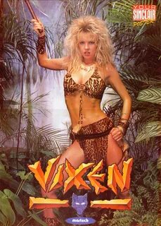 Poster of Corinne Russell, as Vixen in the Your Sinclair mag - May 1988.