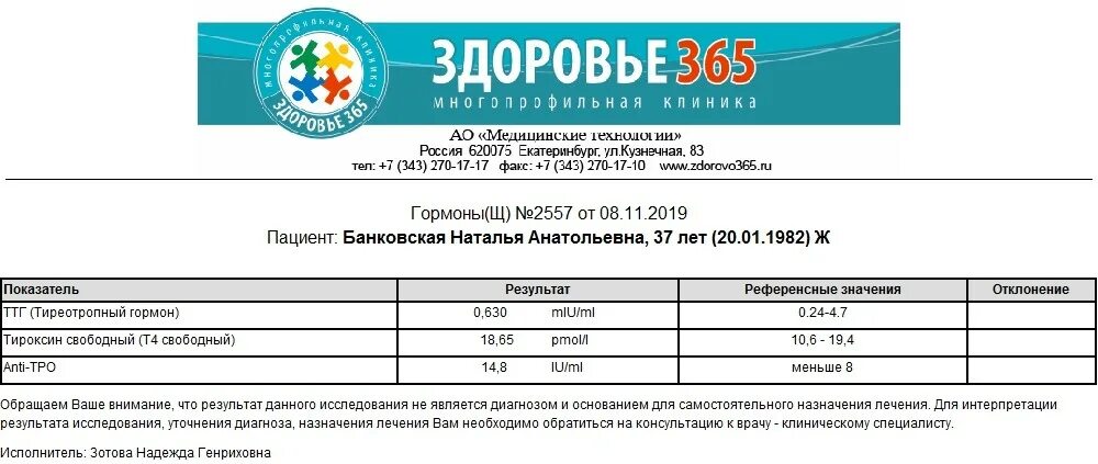 Медицинский центр здоровья 365 екатеринбург