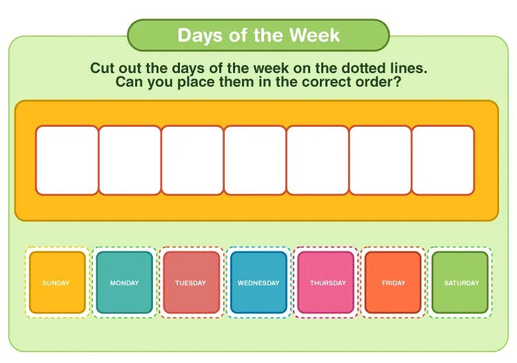 Days of the week. Days of the week Worksheet. Days of the week activities for Kids. Days of the week activities. N the week