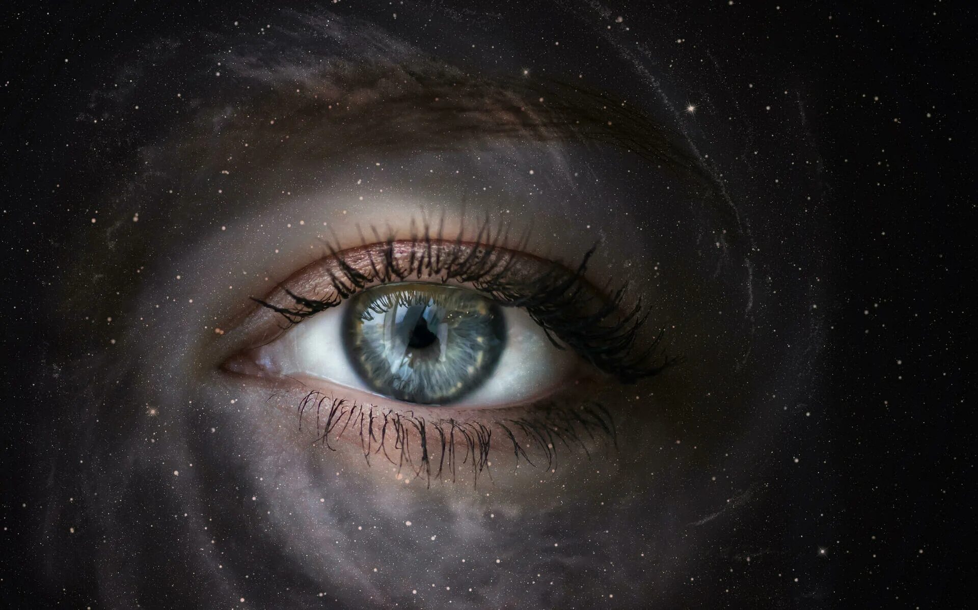 Космос в глазах. Глаз эзотерика. Вселенная в глазах. Глаз Вселенной.