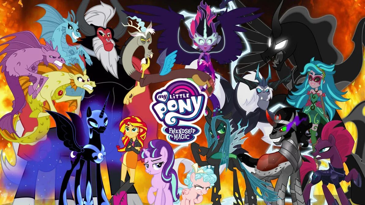 МЛП злодеи. My little Pony злодеи. Дружба это чудо злодеи.