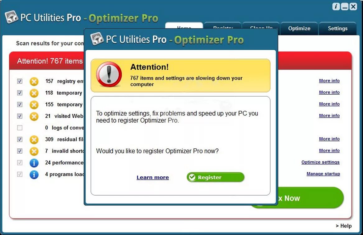 Optimizer Pro. PC Optimizer Pro. PC Optimizer Pro virus. Register program
