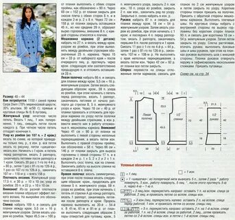 Описание вязанного спицами женского кардигана