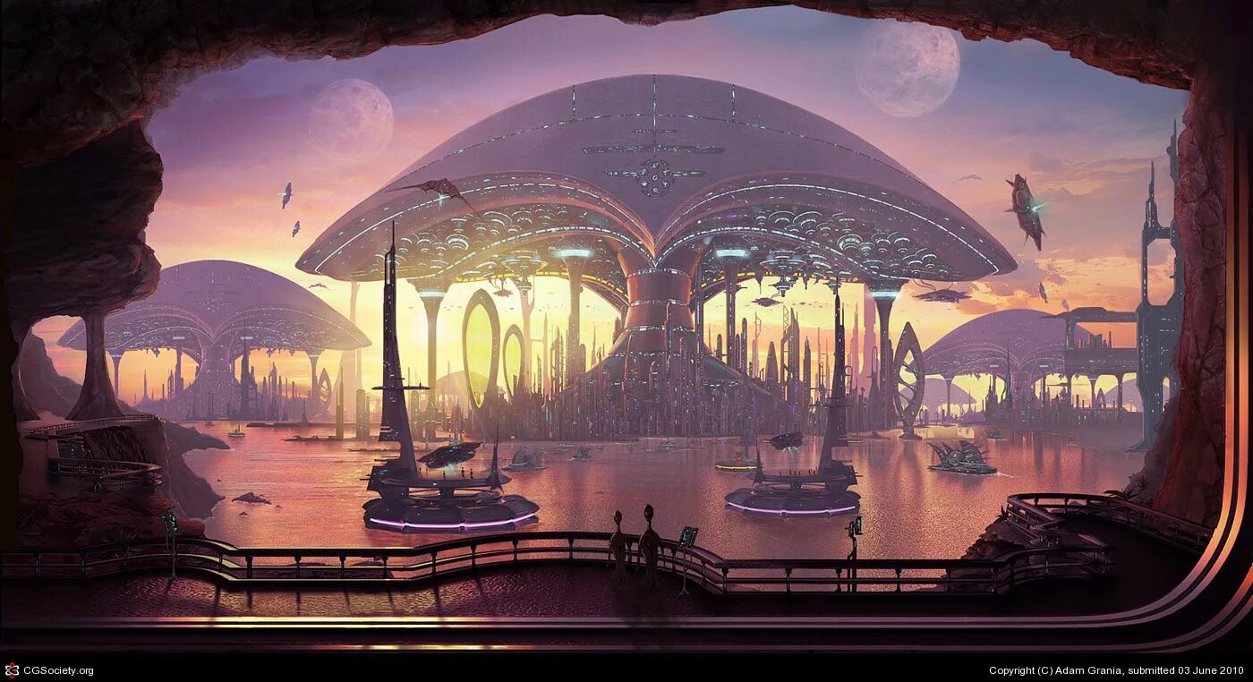 Другое будущее. Футуризм город Оазис будущего. Инопланетный город. Сказочный инопланетный город. Инопланетные города будущего.