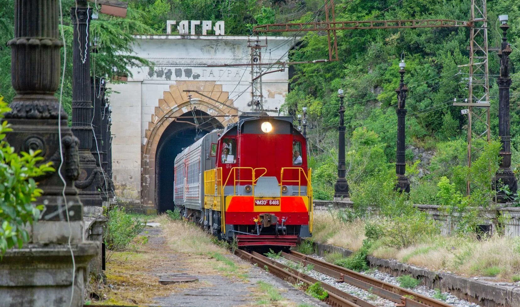 Ретро поезд в абхазию