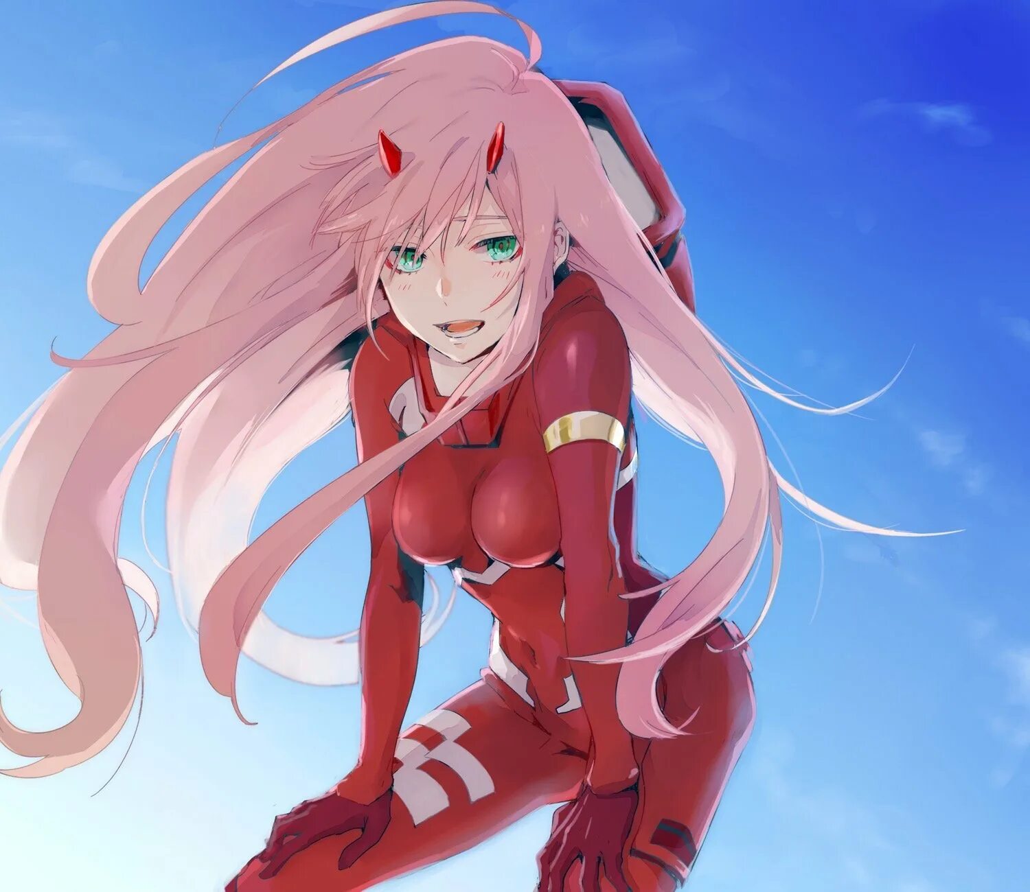 Zero two art. Аниме darling the franxx. darling in franxx франкс 002. зеро 2 милый во франксе. zero two франкс r34.