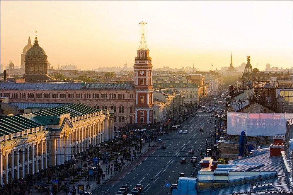 Смотровая на думской. Думская башня на Невском проспекте.