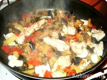 Как приготовить мясо с баклажанами на сковороде