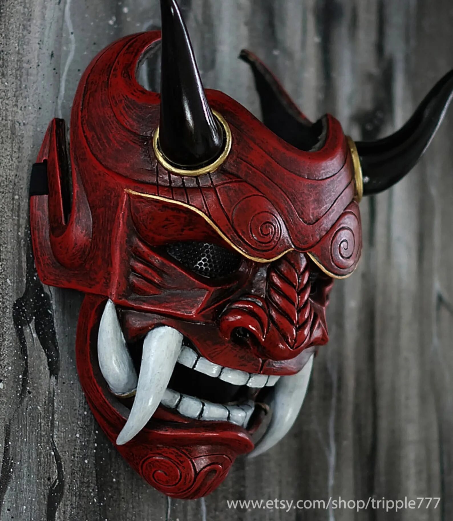 Oni демон Самурай маска. Маска Hannya демон. Hannya японский демон. Маска Кабуки демон. Японская маска они