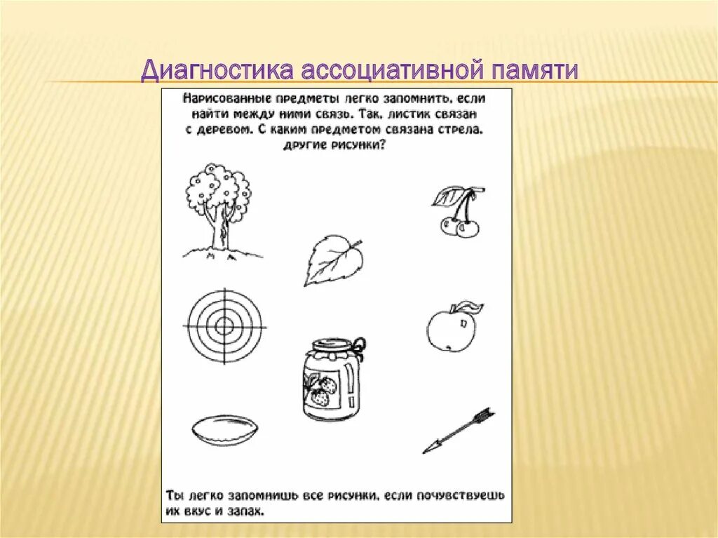 Диагностические методики внимания. Диагностика ассоциативной памяти у дошкольников. Развитие памяти и внимания. Метод диагностики памяти и внимания. Задания для тренировки памяти.