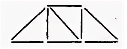3 треугольника из 7 палочек