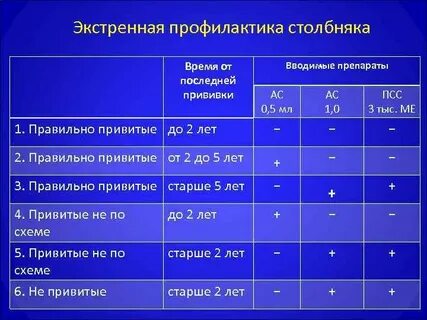 Столбняк от укуса собаки