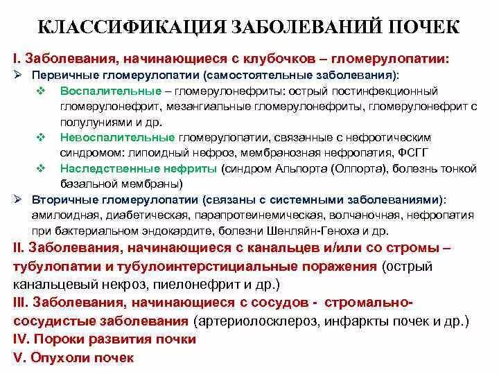 Заболевание почек 6. Классификация болезней почек. Принцип классификации болезней почек. Современная классификация заболеваний почек. Классификация заболеваний почек патанатомия.