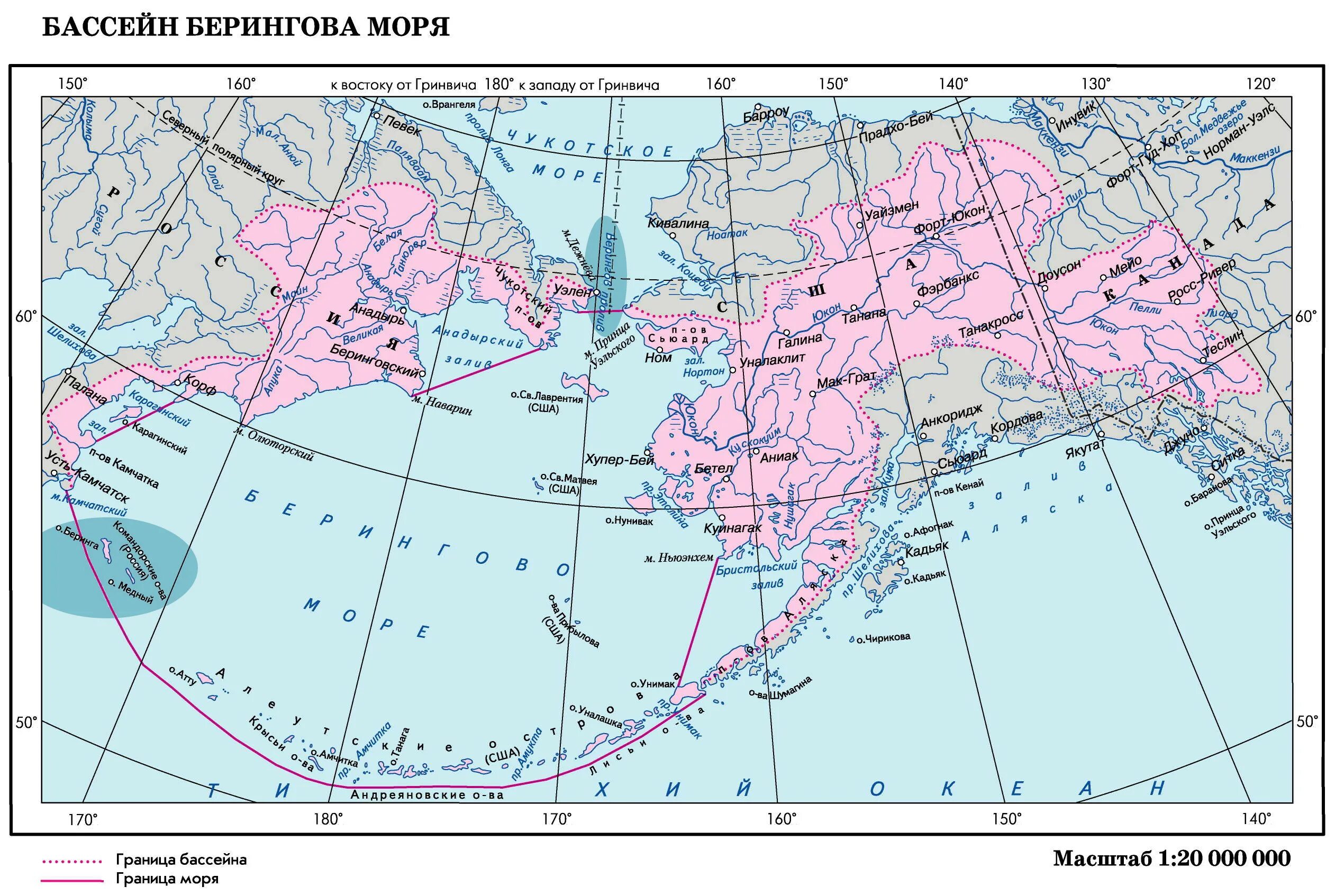 Берингово море границы на карте. Линия Шеварднадзе в Беринговом море. Граница России в Беринговом море на карте.