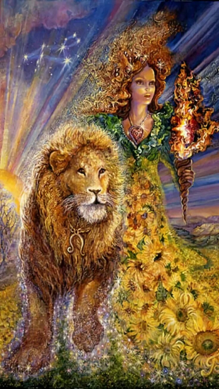 Гороскоп для львов на май 2024. Картины Жозефины Уолл Лев. Солнце во Льве у женщины.
