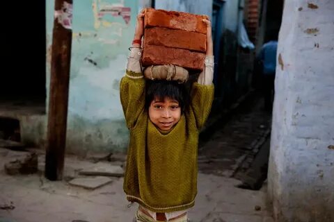 Child works