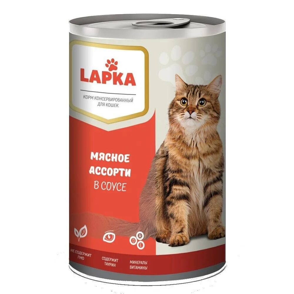 Lapka корм для кошек. Lapka korm KONSERVD koshek 415gr s govyadinoy. Консервы для кошек lapka. Лапка корм консервированный для кошек. Покупка корма для кошек