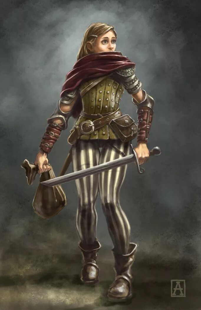 A rogue guard in a medieval