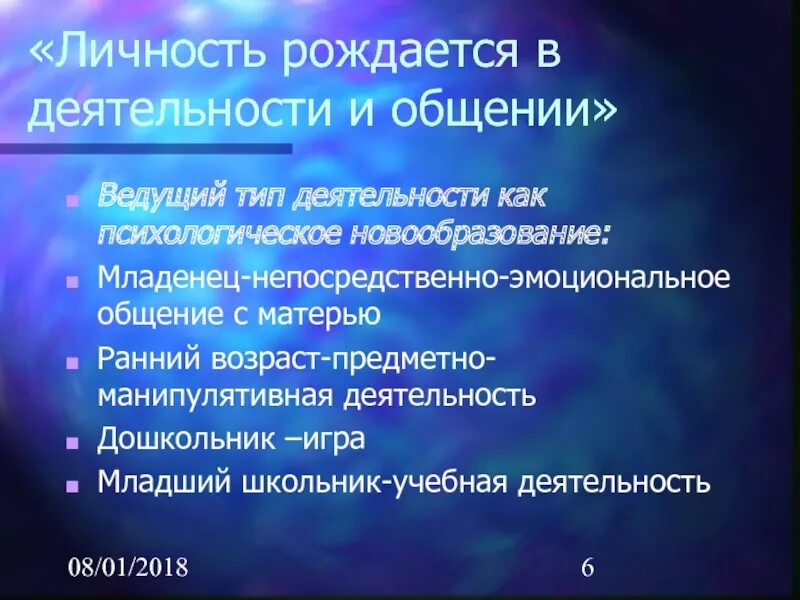 Эмоционально непосредственное общение возраст. Личностью рождаются. личность рождается в деятельности. непосредственно-эмоциональное общение. новообразования новорожденного возраста.