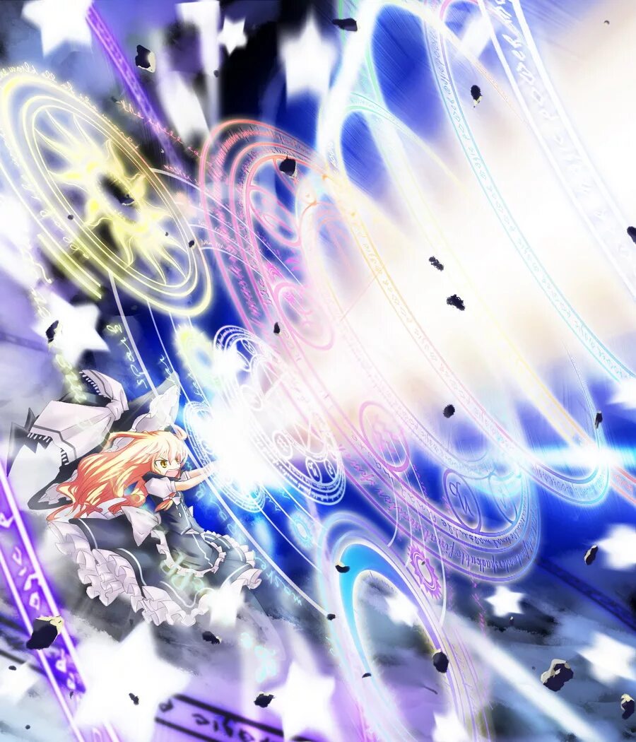 Spark master. Master Spark Touhou. Touhou Marisa Master Spark.